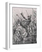 The Death of Henry Hotspur, 21st July 1403, Illustration from 'British Battles on Land and Sea',…-Richard Caton Woodville-Framed Giclee Print