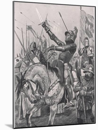 The Death of Henry Hotspur, 21st July 1403, Illustration from 'British Battles on Land and Sea',…-Richard Caton Woodville-Mounted Giclee Print