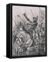 The Death of Henry Hotspur, 21st July 1403, Illustration from 'British Battles on Land and Sea',…-Richard Caton Woodville-Framed Stretched Canvas