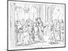 The Death of Henry of Meissen, Named Frauenlob-Alfred Rethel-Mounted Giclee Print