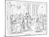 The Death of Henry of Meissen, Named Frauenlob-Alfred Rethel-Mounted Giclee Print