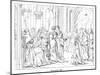 The Death of Henry of Meissen, Named Frauenlob-Alfred Rethel-Mounted Giclee Print