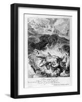 The Death of Hercules, 1655-Michel de Marolles-Framed Giclee Print