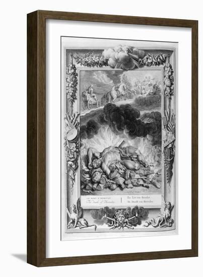 The Death of Hercules, 1733-Bernard Picart-Framed Giclee Print