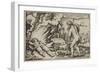 The Death of Hercules, from the Labours of Hercules, 1548-Hans Sebald Beham-Framed Giclee Print