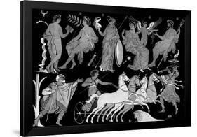 The Death of Hippolytus, 4th Century BC-null-Framed Giclee Print