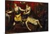 The Death of Holofernes-Jacopo Robusti Tintoretto-Stretched Canvas