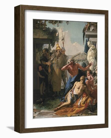 The Death of Hyacinthus, C.1753-Giambattista Tiepolo-Framed Giclee Print