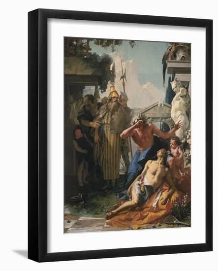 The Death of Hyacinthus, C.1753-Giambattista Tiepolo-Framed Giclee Print