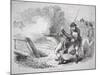 The Death of Isaac Davis at Concord Bridge, 19 April 1775-American School-Mounted Giclee Print