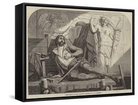 The Death of Jean Goujon-Edward Henry Wehnert-Framed Stretched Canvas