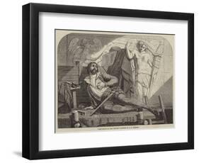 The Death of Jean Goujon-Edward Henry Wehnert-Framed Giclee Print