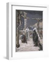 The Death of Jesus, Illustration for 'The Life of Christ', C.1884-96-James Tissot-Framed Giclee Print