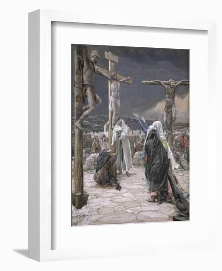 The Death of Jesus, Illustration for 'The Life of Christ', C.1884-96-James Tissot-Framed Giclee Print