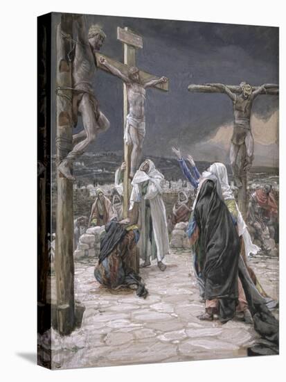 The Death of Jesus, Illustration for 'The Life of Christ', C.1884-96-James Tissot-Stretched Canvas