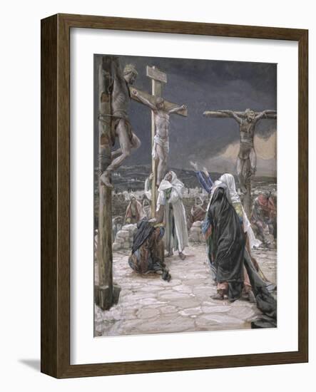 The Death of Jesus, Illustration for 'The Life of Christ', C.1884-96-James Tissot-Framed Giclee Print