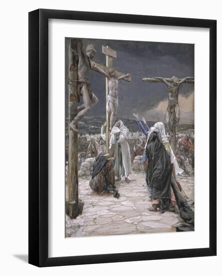 The Death of Jesus, Illustration for 'The Life of Christ', C.1884-96-James Tissot-Framed Giclee Print