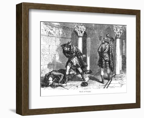 The Death of John Comyn, the Younger-Felix Philippoteaux-Framed Giclee Print