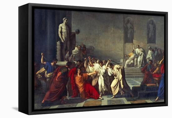 The Death of Julius Caesar, 1793-99-Vincenzo Camuccini-Framed Stretched Canvas