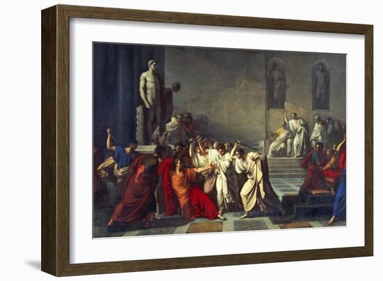 The Death of Julius Caesar, 1793-99-Vincenzo Camuccini-Framed Giclee Print