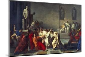 The Death of Julius Caesar, 1793-99-Vincenzo Camuccini-Mounted Giclee Print
