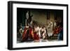 The Death of Julius Caesar, 1805-06 (Oil on Canvas)-Vincenzo Camuccini-Framed Giclee Print