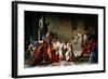 The Death of Julius Caesar, 1805-06 (Oil on Canvas)-Vincenzo Camuccini-Framed Giclee Print