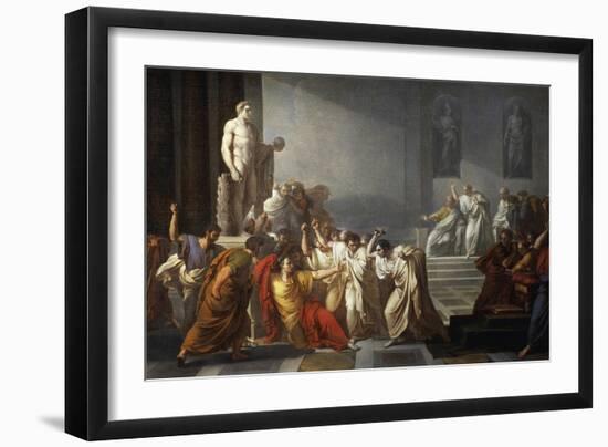 The Death of Julius Caesar, 1805-1806-Vincenzo Camuccini-Framed Giclee Print