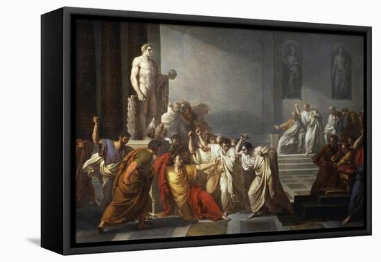 The Death of Julius Caesar, 1805-1806-Vincenzo Camuccini-Framed Stretched Canvas