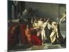The Death of Julius Caesar, 1805-1806-Vincenzo Camuccini-Mounted Giclee Print