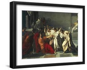 The Death of Julius Caesar, 1805-1806-Vincenzo Camuccini-Framed Giclee Print