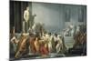 The Death of Julius Caesar-Vincenzo Camuccini-Mounted Art Print