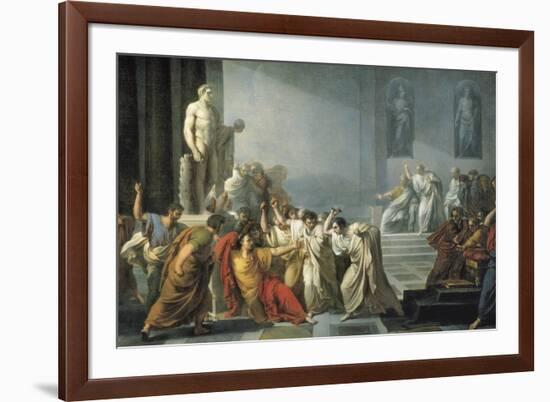 The Death of Julius Caesar-Vincenzo Camuccini-Framed Premium Giclee Print