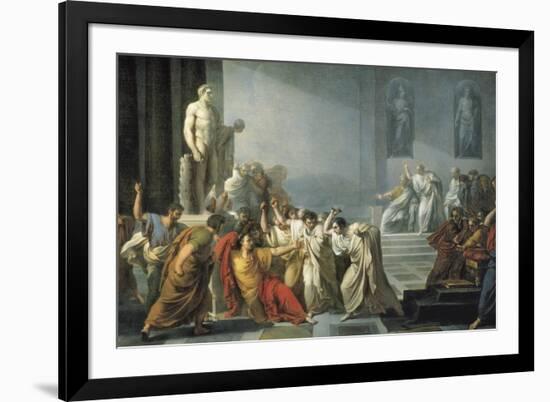 The Death of Julius Caesar-Vincenzo Camuccini-Framed Premium Giclee Print