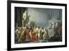 The Death of Julius Caesar-Vincenzo Camuccini-Framed Premium Giclee Print