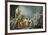 The Death of Julius Caesar-Vincenzo Camuccini-Framed Art Print