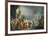 The Death of Julius Caesar-Vincenzo Camuccini-Framed Art Print