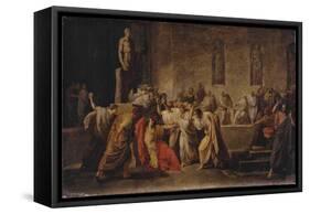 The Death of Julius Caesar-null-Framed Stretched Canvas