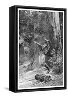 The Death of Kennedy, Queensland, Australia, 1848-null-Framed Stretched Canvas