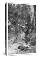 The Death of Kennedy, Queensland, Australia, 1848-null-Stretched Canvas