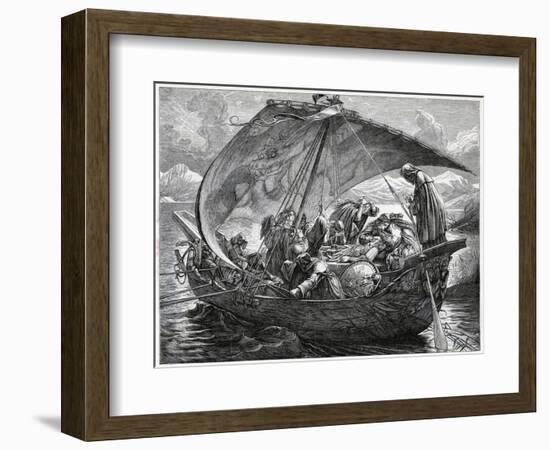 The Death of King Arthur-Noel Paton-Framed Giclee Print