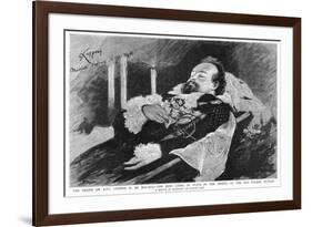 The Death of King Ludwig II of Bavaria (1845-188), 1886-null-Framed Giclee Print