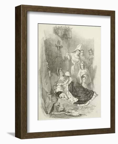 The Death of Lady Anne-Joseph Nash-Framed Giclee Print