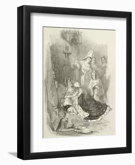 The Death of Lady Anne-Joseph Nash-Framed Giclee Print