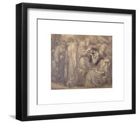The Death of Lady Macbeth-Dante Gabriel Rossetti-Framed Premium Giclee Print