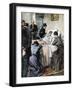The Death of Leo Tolstoy, Russian Author and Philosopher, 1910-null-Framed Giclee Print