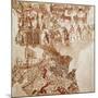 The Death of Libyans, Akrotiri Fresco, Thera-null-Mounted Giclee Print