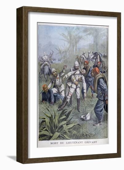The Death of Lieutenant Grivart, Niger, 1899-Henri Meyer-Framed Giclee Print