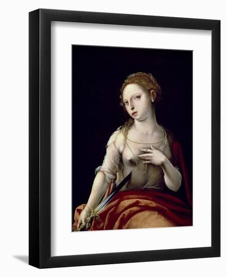 The Death of Lucretia, 1501-1550-Maestro Del Papagayo-Framed Giclee Print