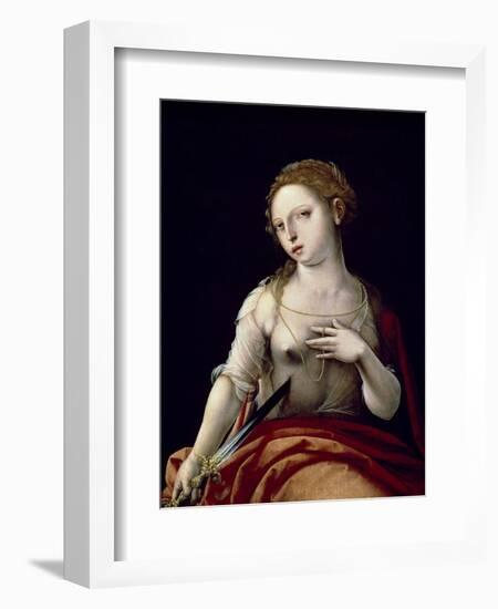 The Death of Lucretia, 1501-1550-Maestro Del Papagayo-Framed Giclee Print